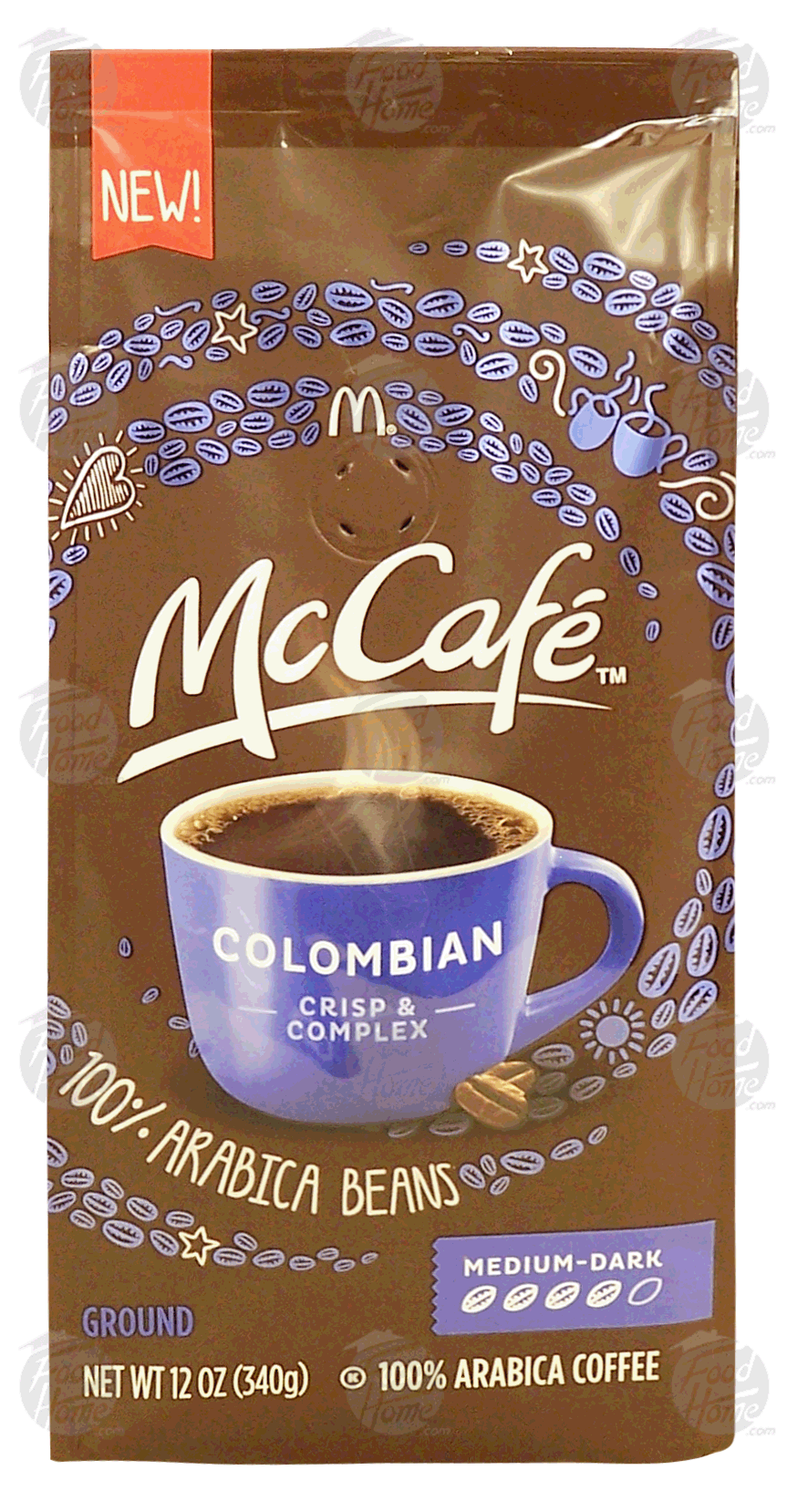 McCafe  colombian, ground coffee, medium-dark, 100% arabica beans Full-Size Picture